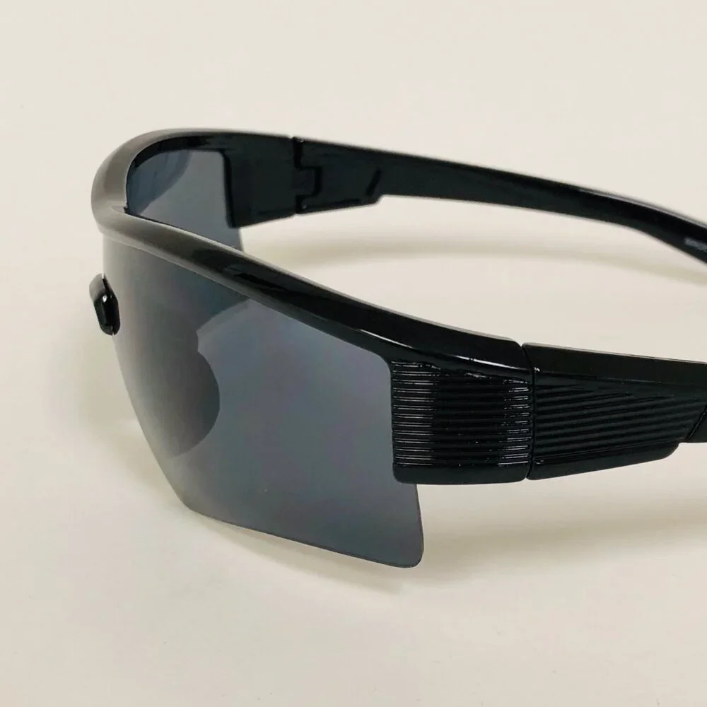 Men Sports Sunglasses Fashion Designer Retro Black Lens Outdoor Gafas Lentes New